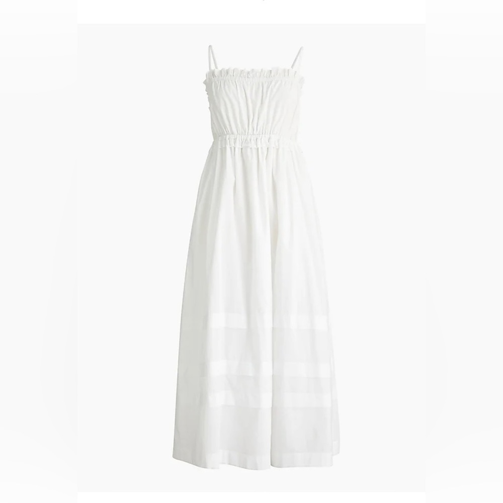 🆕 NWT j crew white maxi white